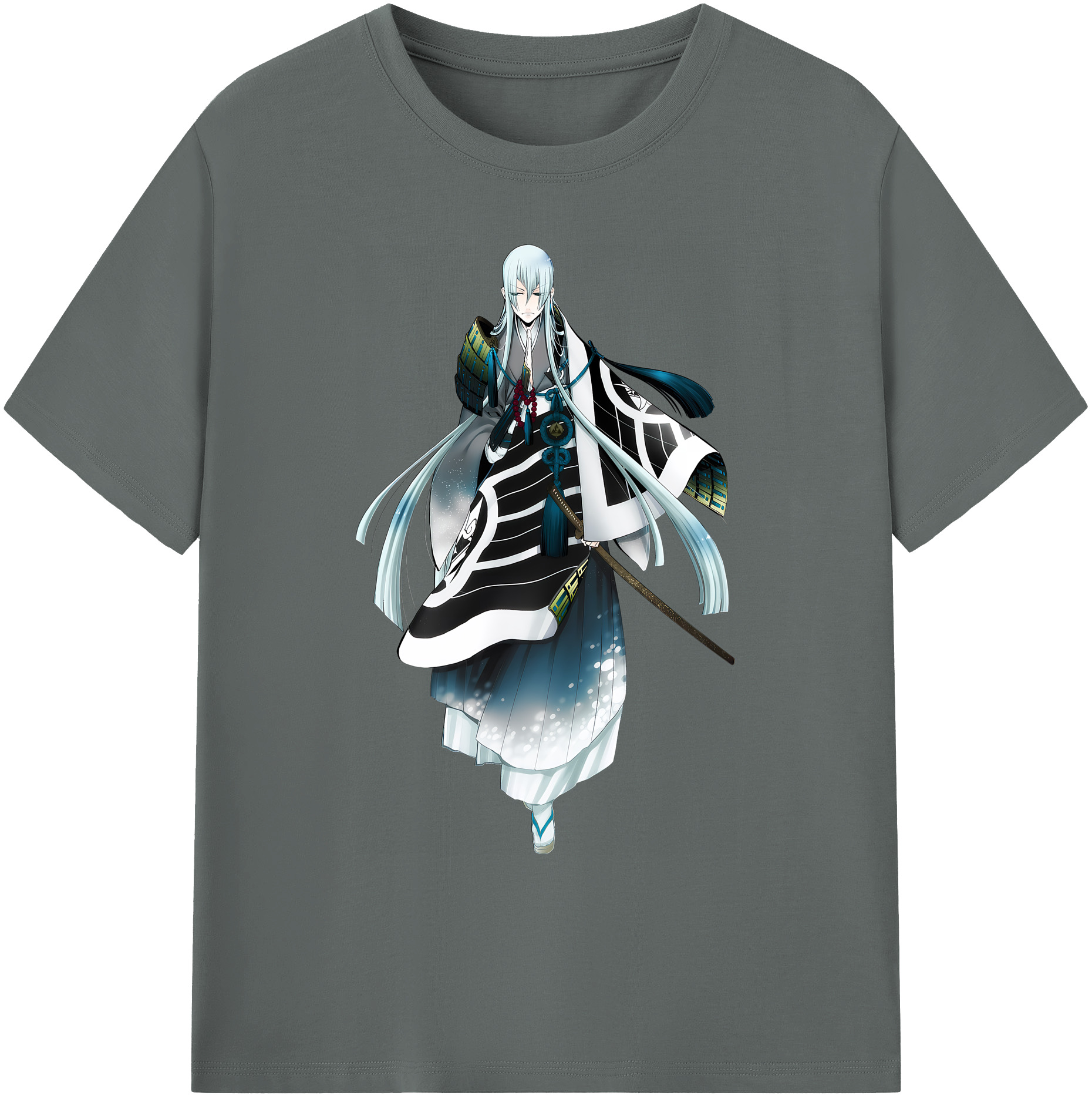 （画像用） 刀剣乱舞 Touken Ranbu 綿100％ メンズ半袖Tシャツ｜肌触りやわらか＆通気性